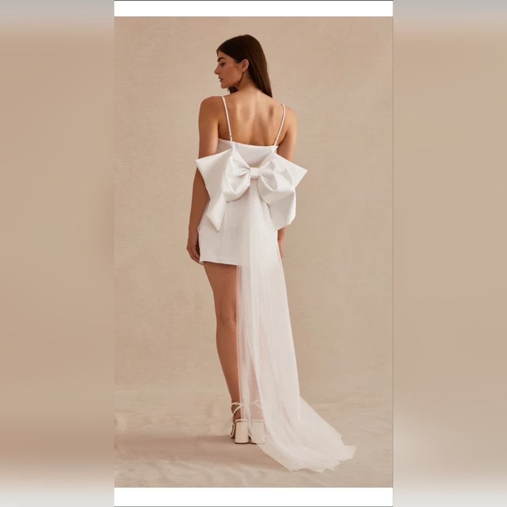 Ada Bow Mini Convertible Dress